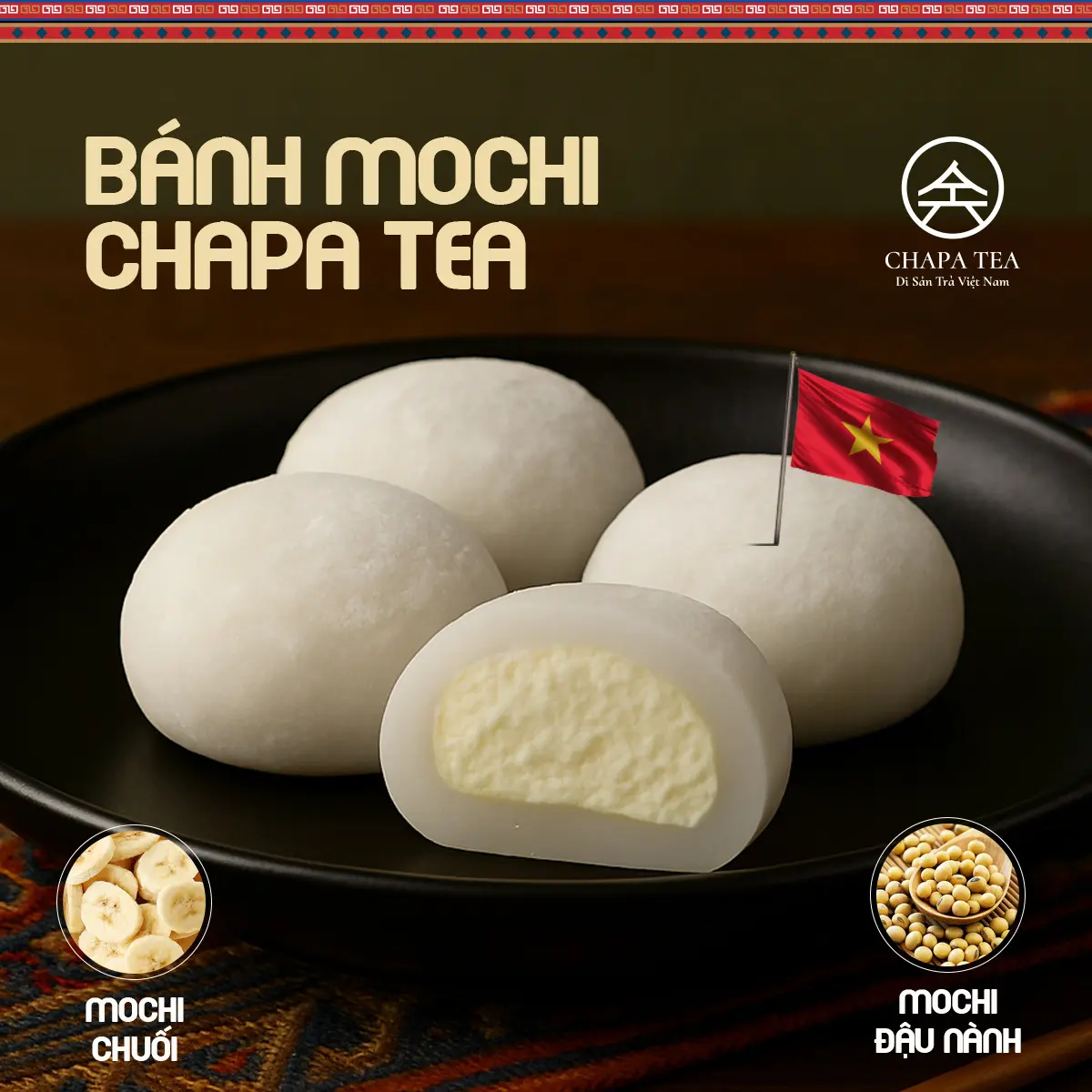 Hình ảnh Bánh Mochi Đậu Nành