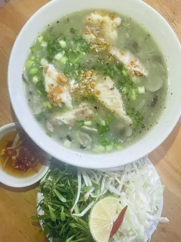 Hình ảnh Cháo cá lóc rau đắng
