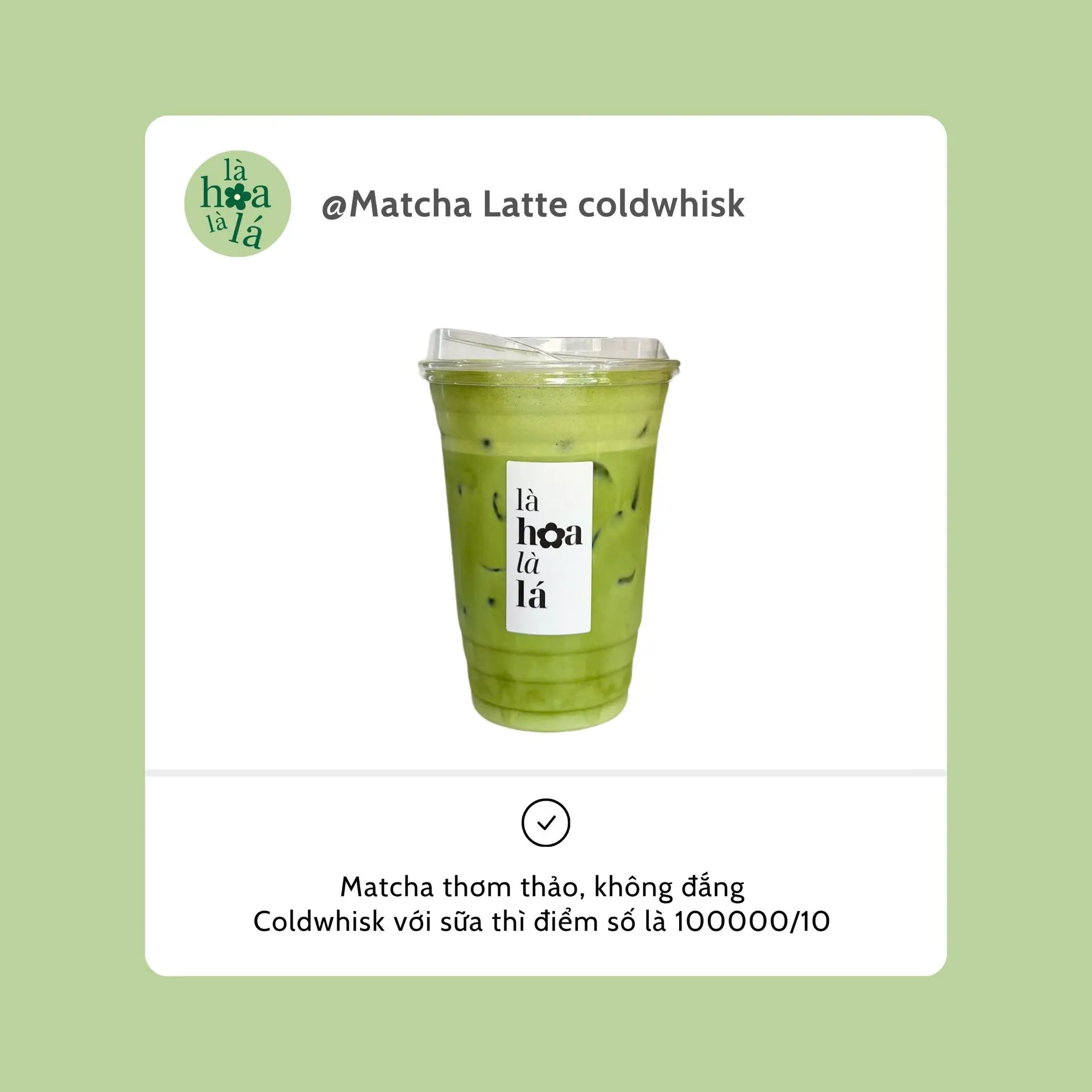 Hình ảnh Cold-whisked Matcha Latte
