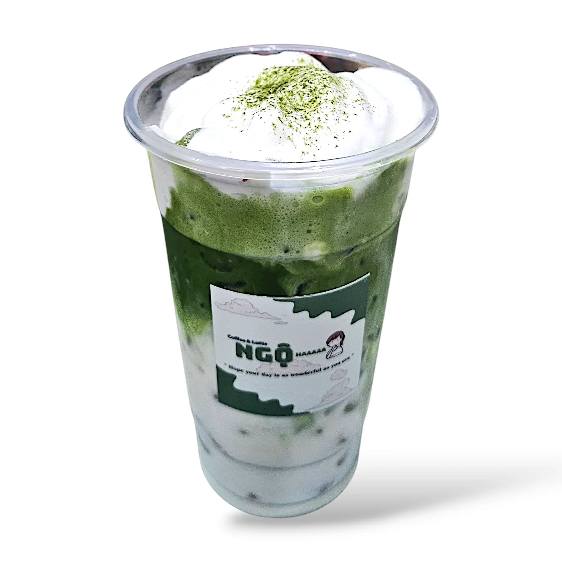 Hình ảnh Matcha Latte kem muối