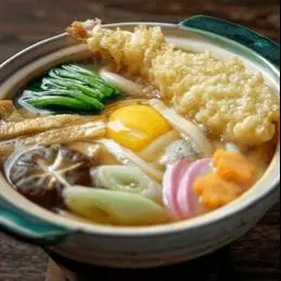 Hình ảnh Nabe Yaki Udon (Thố Mì Udon Thập Cẩm với Tôm Chiên Giòn)