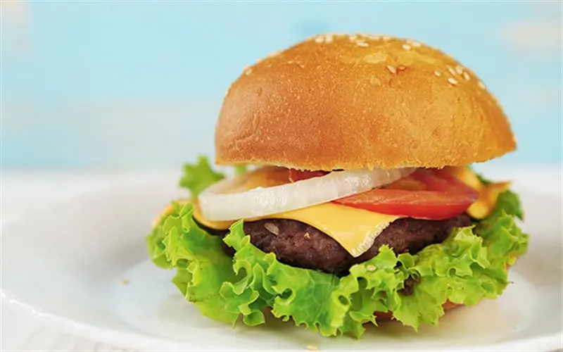 Hình ảnh Hamburger bò phô mai