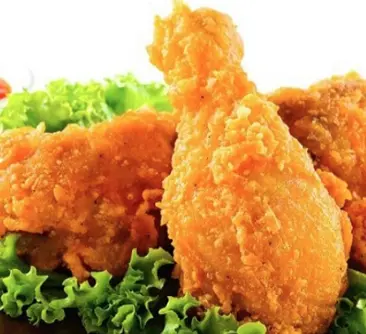 Hình ảnh Đùi gà rán nhỏ ( kèm khoai ) 