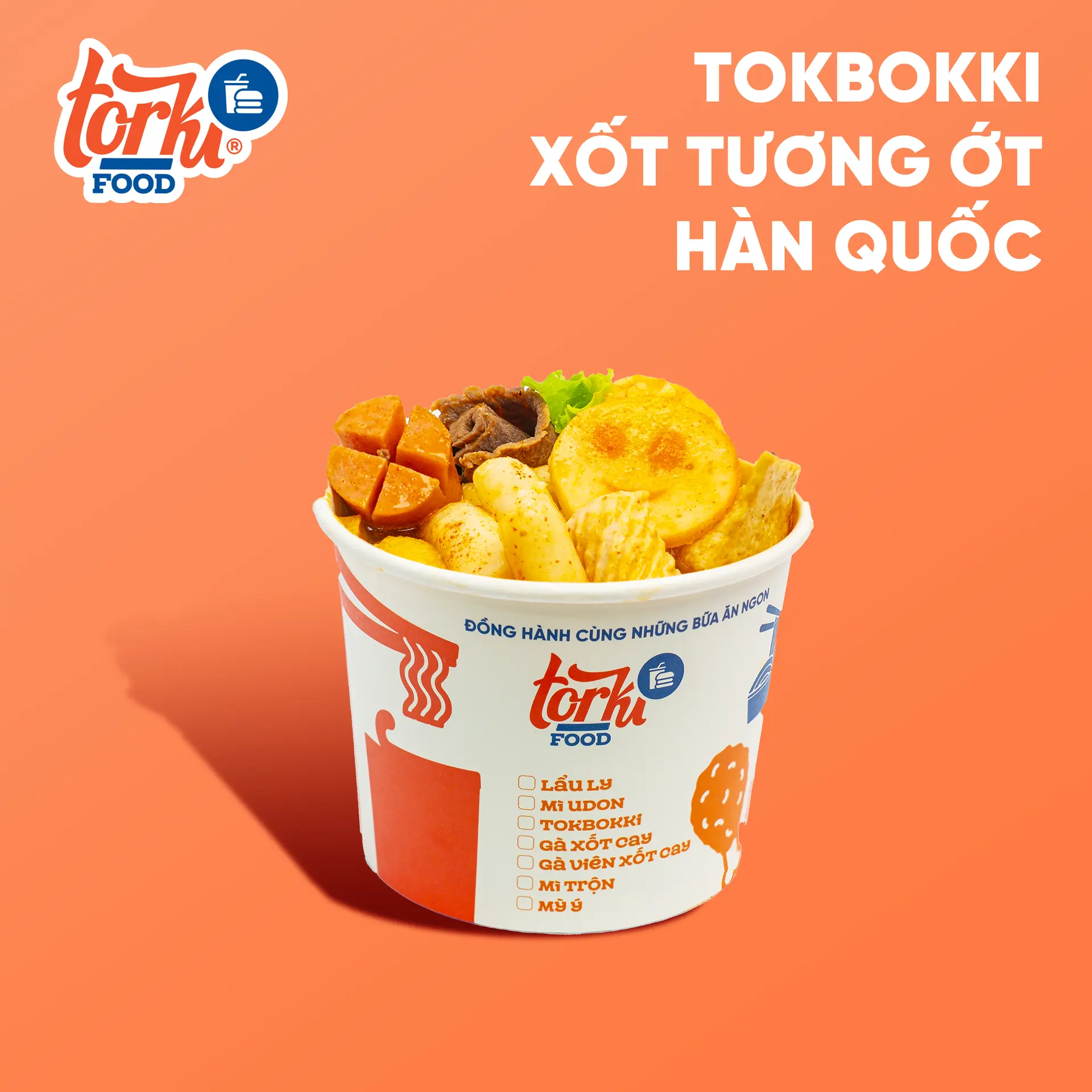 Hình ảnh Bánh Gạo Tokbokki Xào Tương Ớt Hàn Quốc