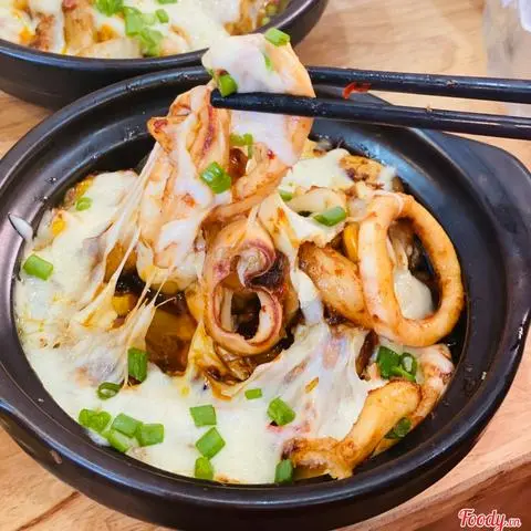 Hình ảnh Mực cay phủ phô mai