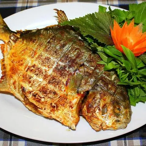 Hình ảnh Cá Chim Nướng