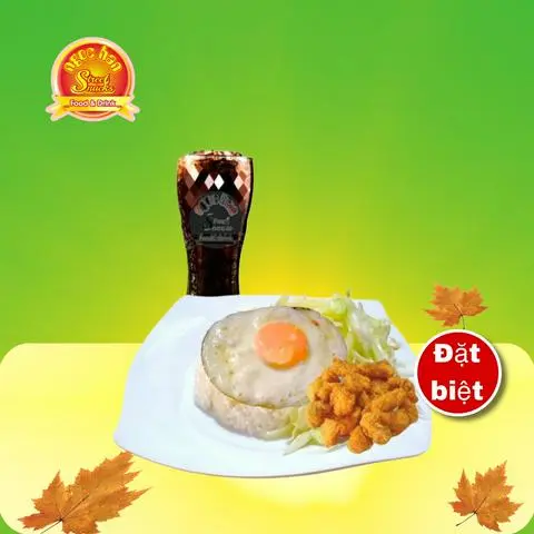 Hình ảnh Cơm gà viên trứng ốp la