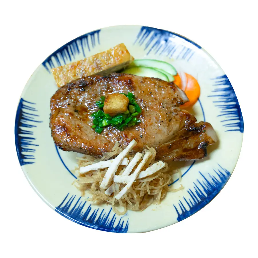 Hình ảnh Cơm Sườn Kèm 2 Món