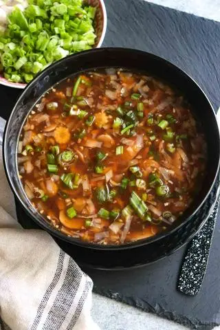 Hình ảnh VEG HOT & SOUR SOUP 