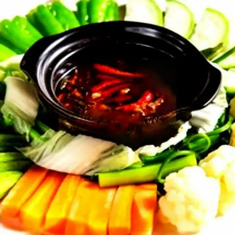 Hình ảnh Rau luộc thập cẩm kho quẹt