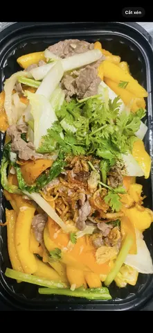 Hình ảnh nui xào bò