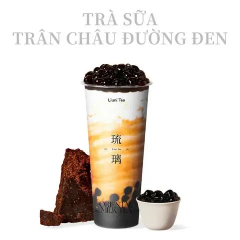 Hình ảnh Trà Sữa Trân Châu Đường Đen Size L