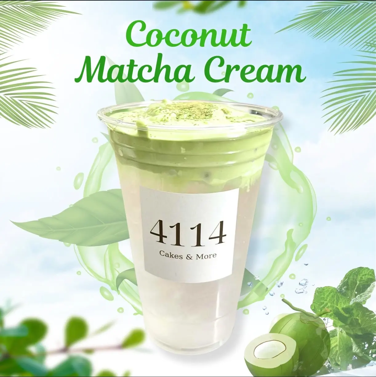 Hình ảnh Coconut Matcha Cream