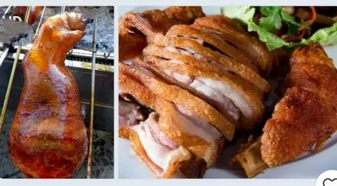 Hình ảnh Chân Giò Heo Nướng nguyên cái 
