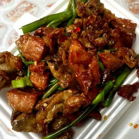 Hình ảnh Bông xôi rim mắm tỏi