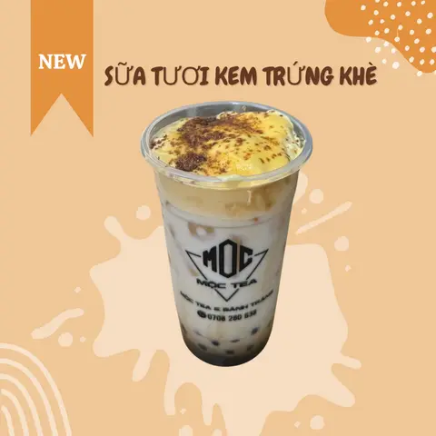 Hình ảnh Sữa Tươi Kem Trứng Khè