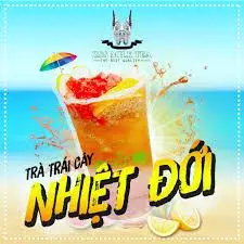 Hình ảnh trà trái cây nhiệt đới 