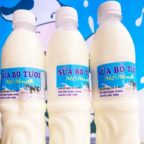Hình ảnh Sữa bò tươi lớn 500ml nguyên chất