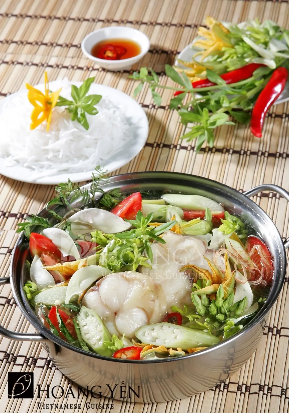 Hình ảnh Lẩu cá lăng măng chua