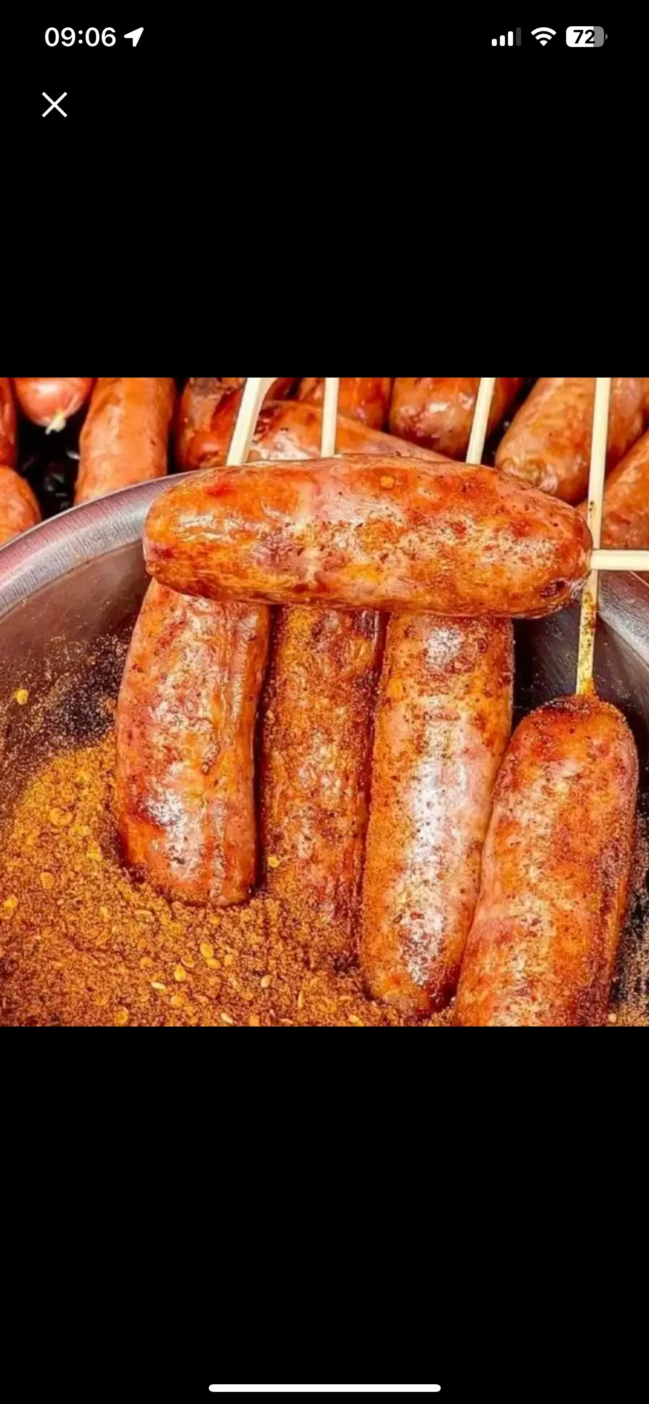 Hình ảnh Lạp Xưởng nướng đá lăn bột ớt - 1 cây