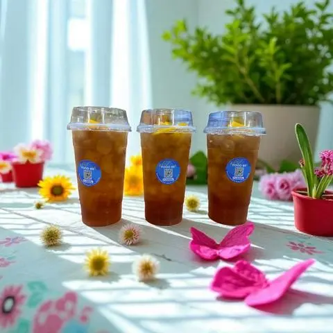 Hình ảnh Combo 3ly Trà Đào