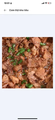 Hình ảnh Thịt kho tiêu +cơm