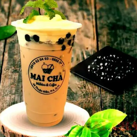 Hình ảnh Trà sữa kem trứng hoàng kim