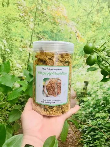 Hình ảnh KHÔ GÀ LÁ CHANH CHAY HỦ 200g