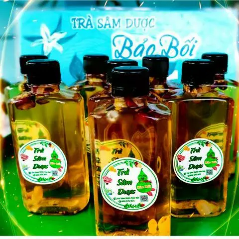 Hình ảnh Sâm Bông Cúc Táo Đỏ(Chai)- Táo Đỏ Với Nhãn 