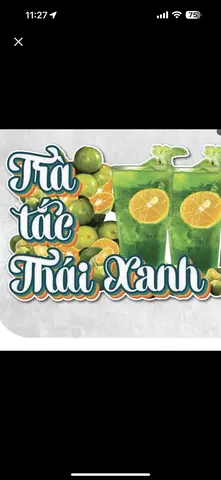 Hình ảnh Trà tắc thái xanh