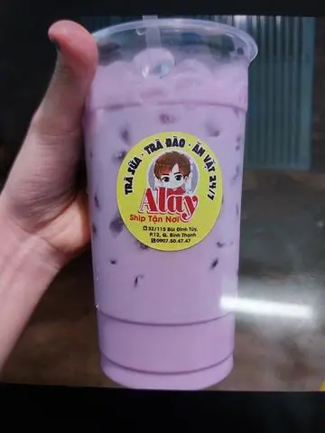 Hình ảnh Trà sữa khoai môn thơm béo 700ml