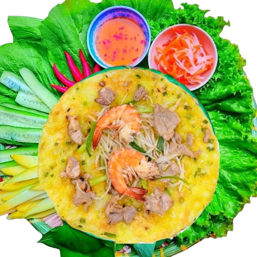 Hình ảnh Bánh xèo SIÊU TÔM THỊT  - Bánh xèo giòn Miền Trung 