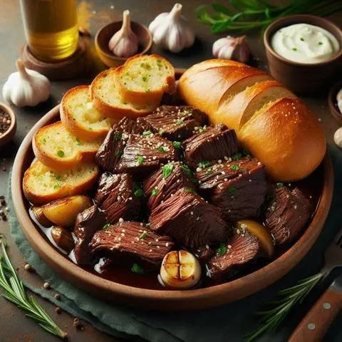 Hình ảnh Bò Kho Bánh Mì Bơ Tỏi
