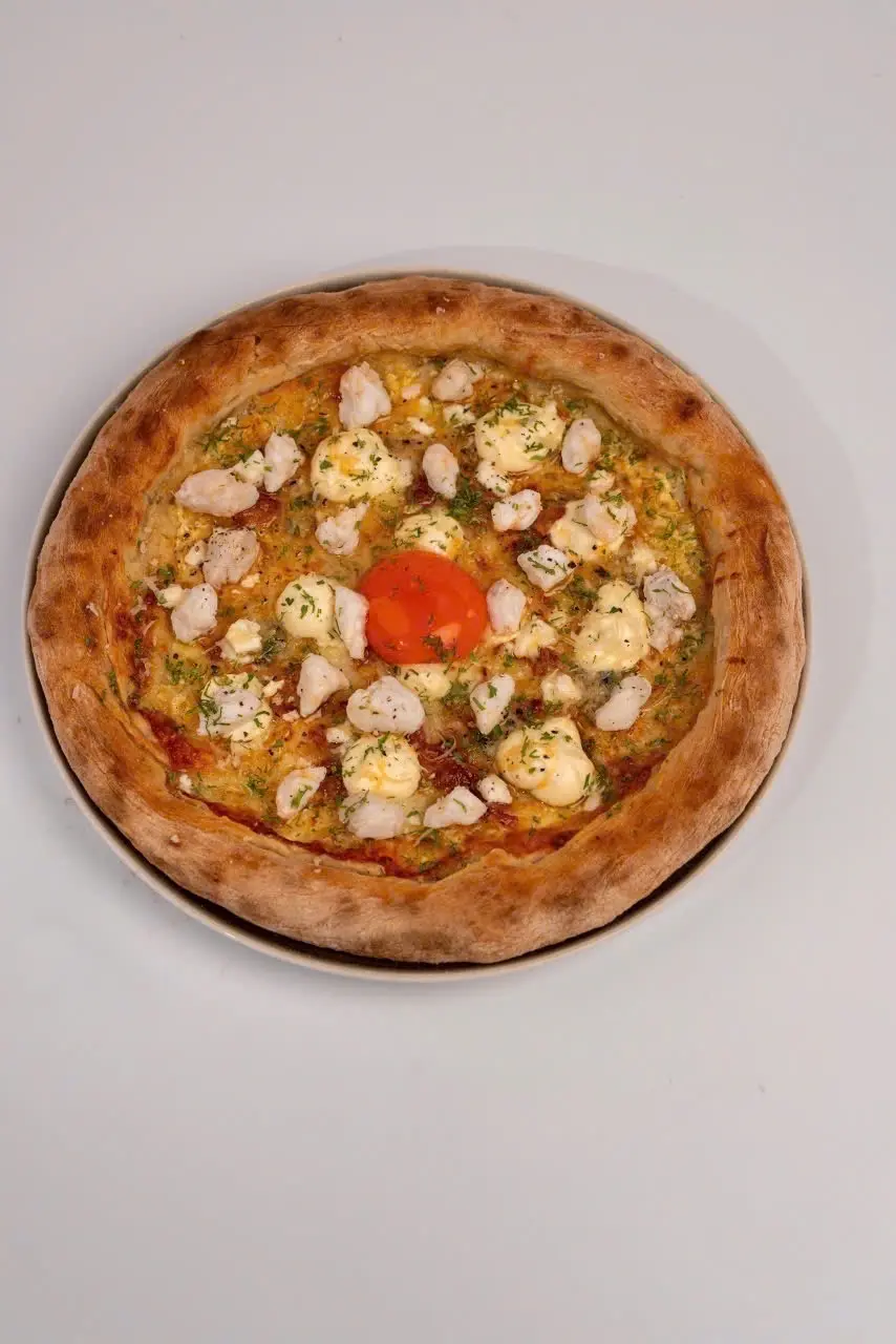Hình ảnh Crab - tobiko pizza