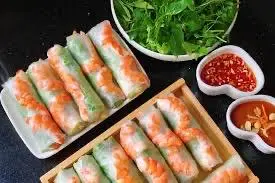 Hình ảnh gỏi cuốn tôm 