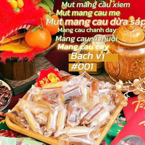 Hình ảnh Hộp Mứt Mẵng Cầu Bách Vị 500g
