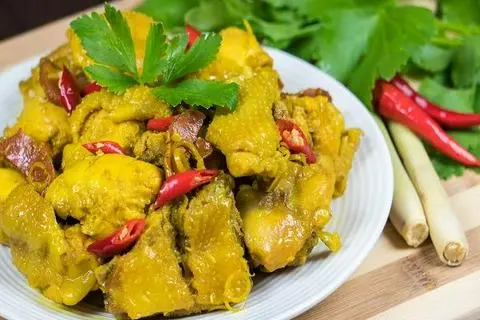 Hình ảnh Cơm - gà kho sả gừng