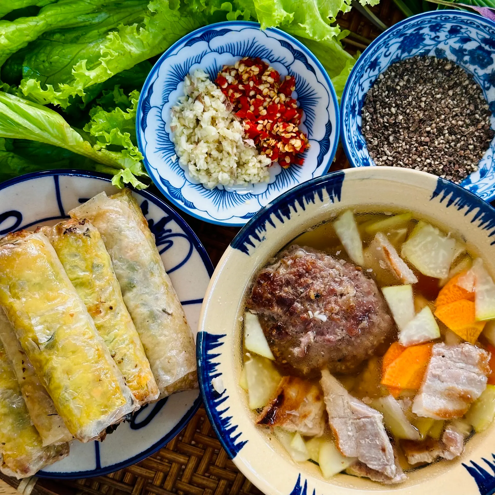 Hình ảnh Combo bún chả 3 người sum họp