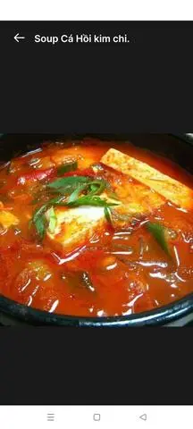 Hình ảnh Soup Cá Hồi kim chi.