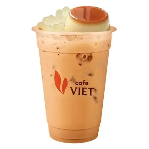 Hình ảnh Trà Sữa Bánh Flan Caramel 