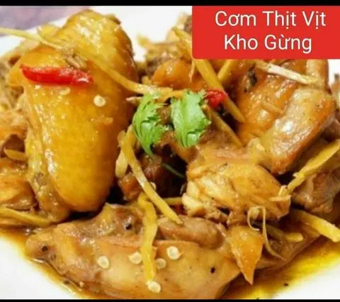 Hình ảnh Cơm Vịt Kho Gừng 