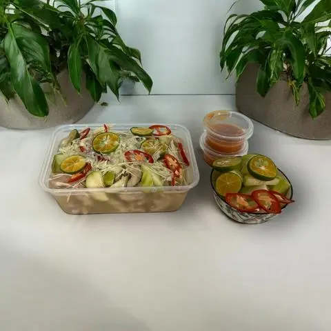 Hình ảnh chân gà xả tắc phần nhỏ