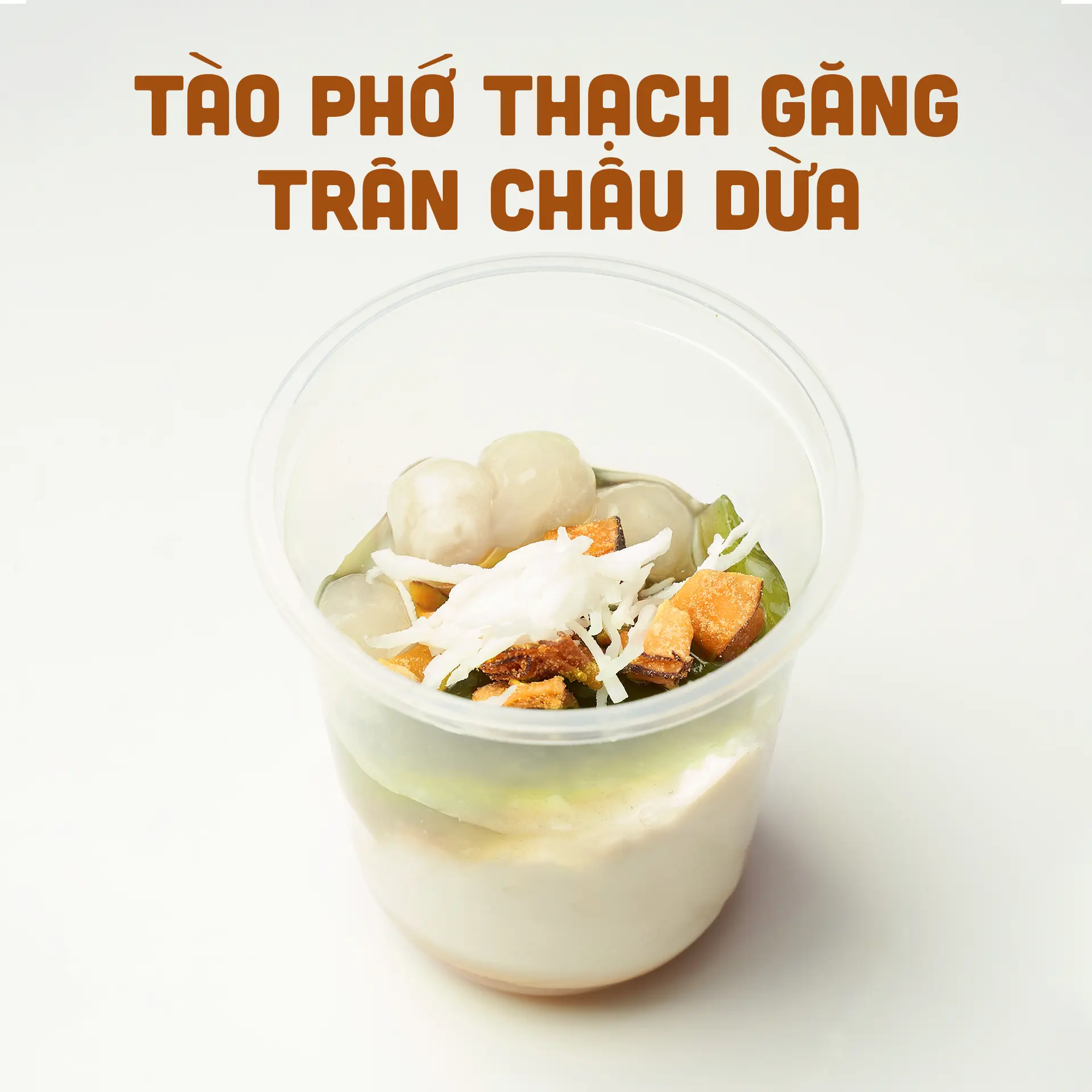 Hình ảnh Tào phớ thạch găng trân châu mè dừa