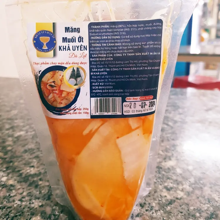 Hình ảnh Măng muối ớt 255g