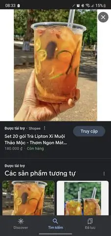 Hình ảnh trà tắc xí muội