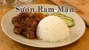 Hình ảnh Cơm Sườn Non Kho