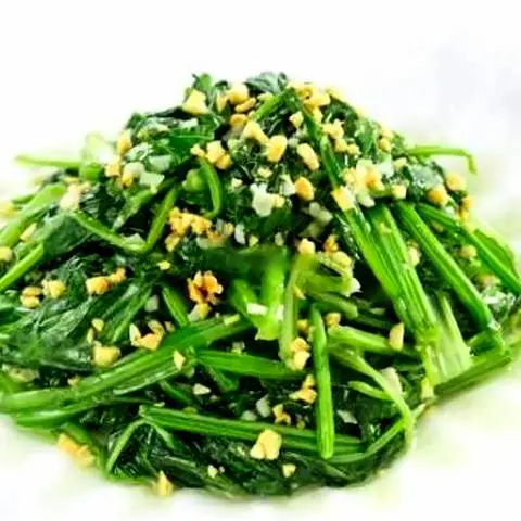 Hình ảnh Cải Bó Xôi Xào Tỏi