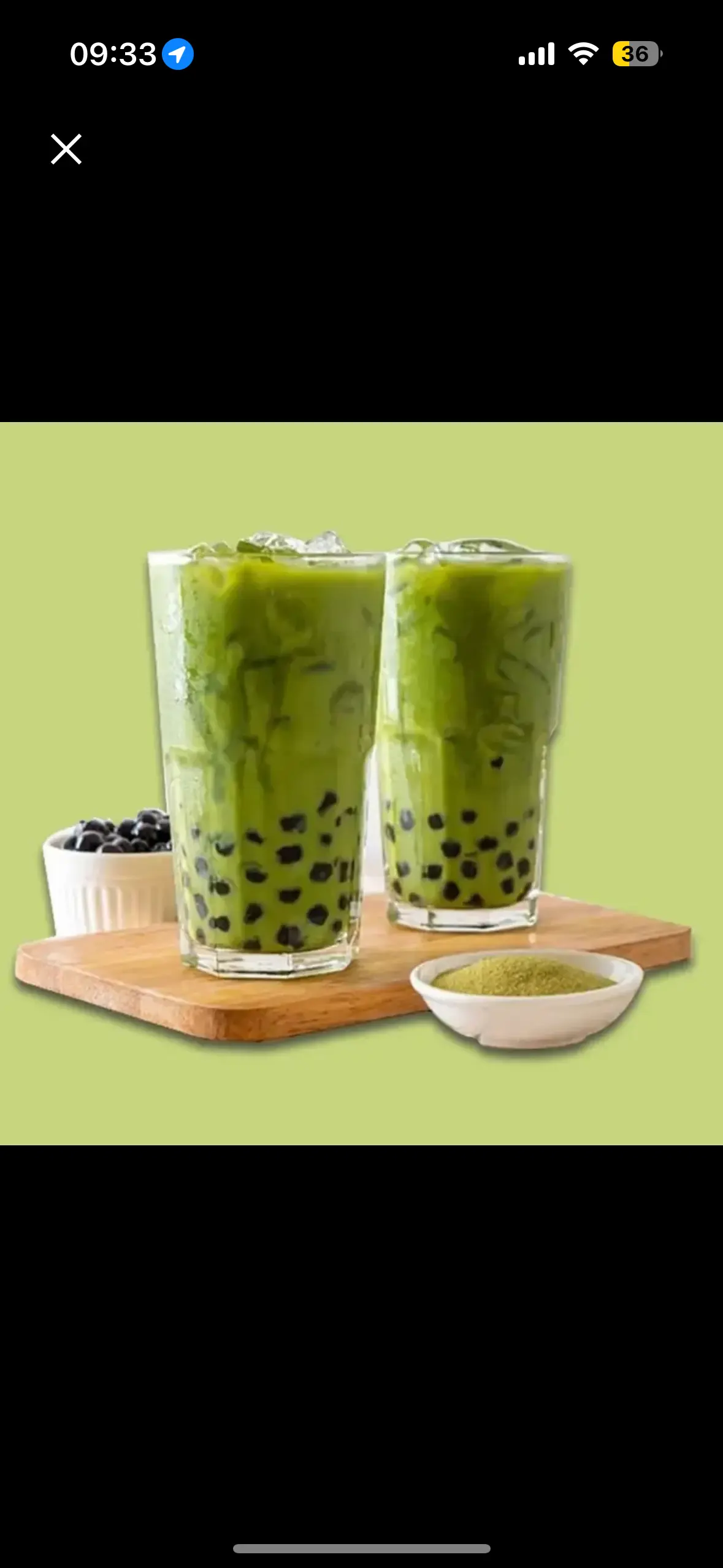 Hình ảnh Trà sữa Thái xanh