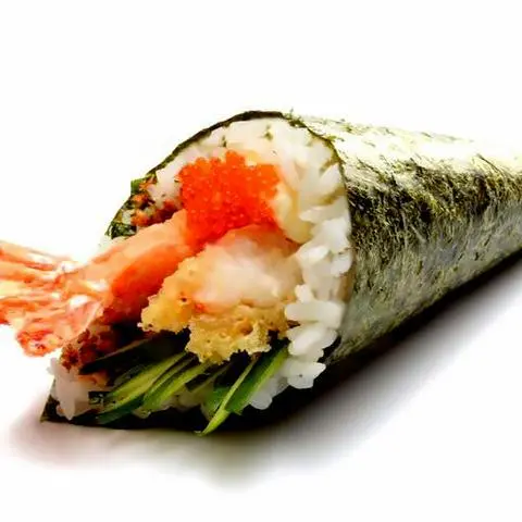 Hình ảnh Ebi Fry Temaki