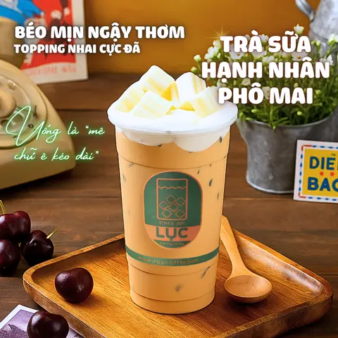 Hình ảnh Trà Sữa Hạnh Nhân Phô Mai